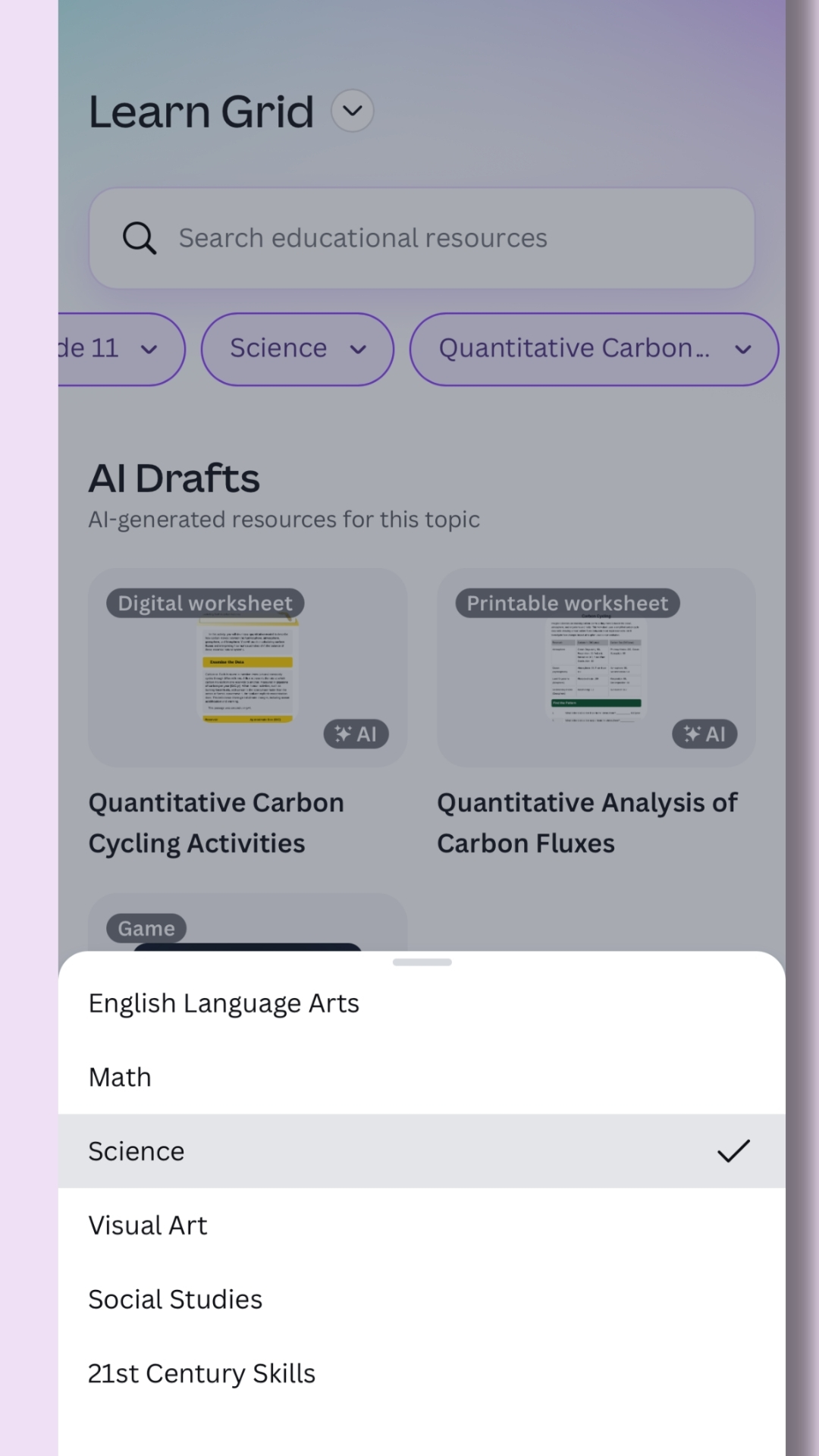 Canva Learn Grid Educational Resources