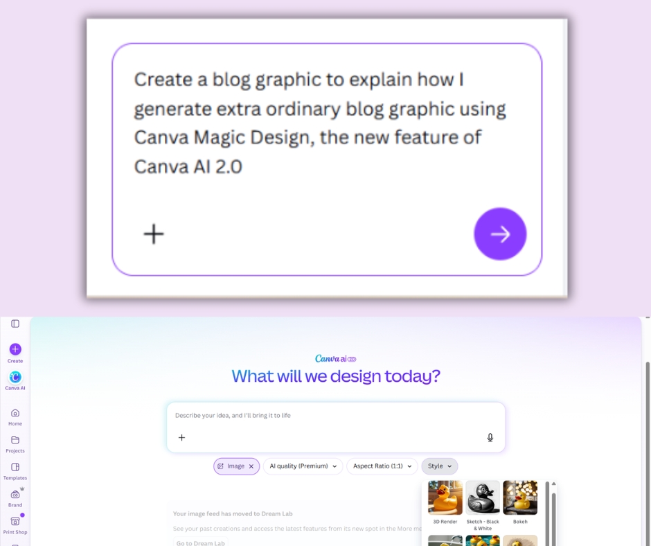 Canva AI natural language processing