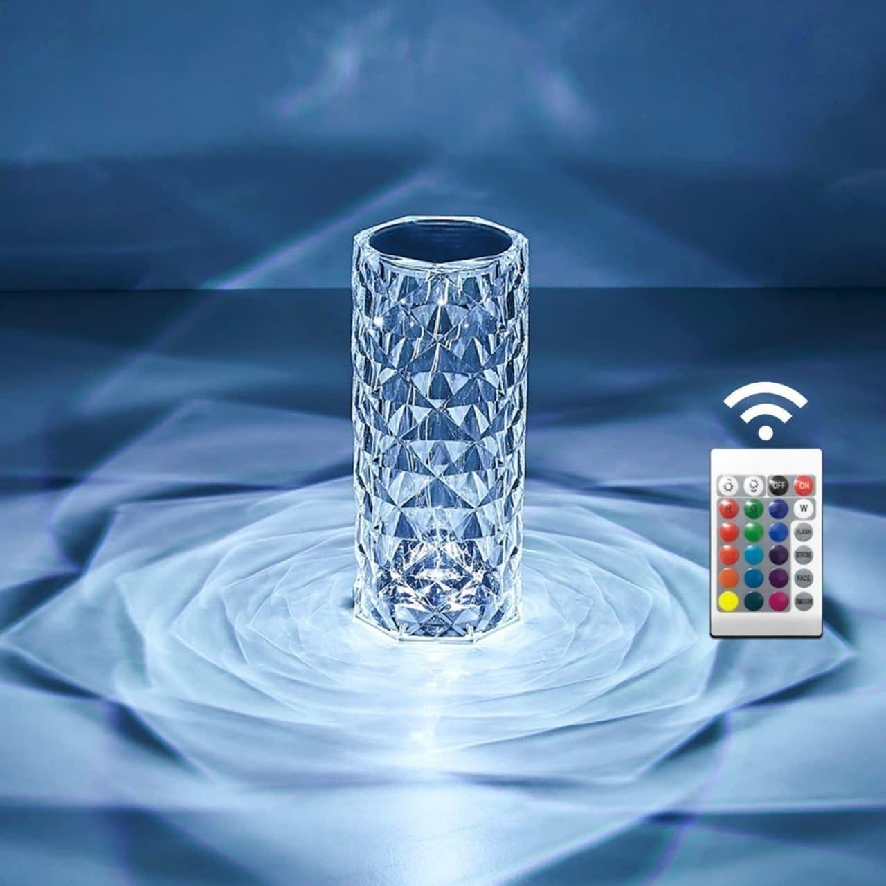 Crystal Diamond Table Lamp