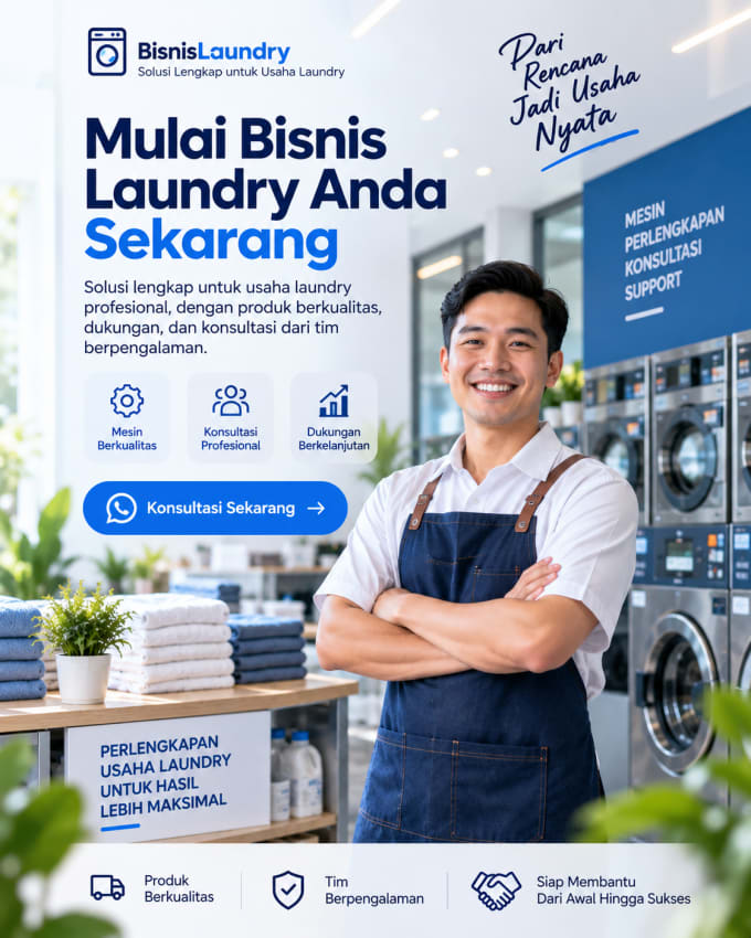 Mulai Bisnis Laundry Anda Sekarang