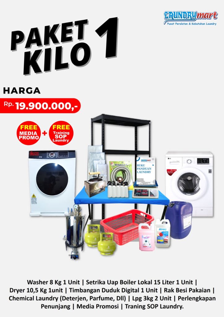 PAKET LAUNDRY KILO 1