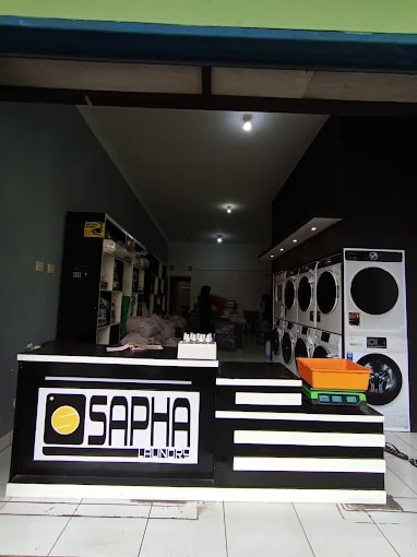 Suasana tempat laundry