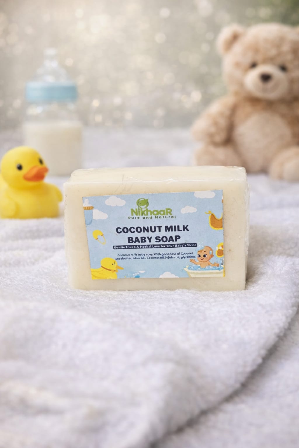 Coconut milk baby soap