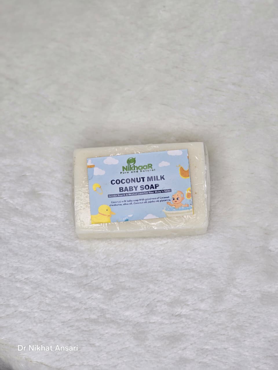 Coconut milk baby soap