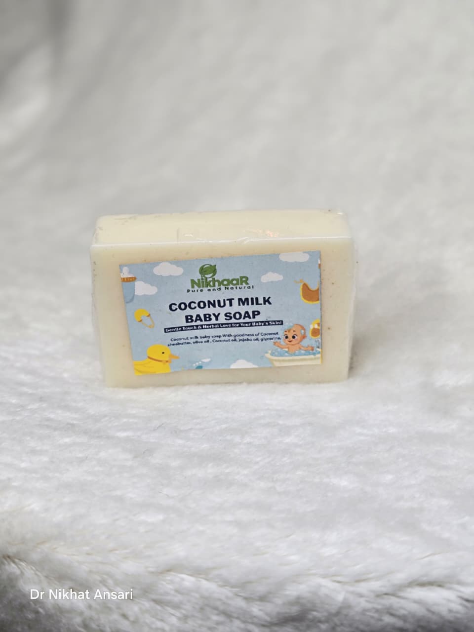 Coconut milk baby soap