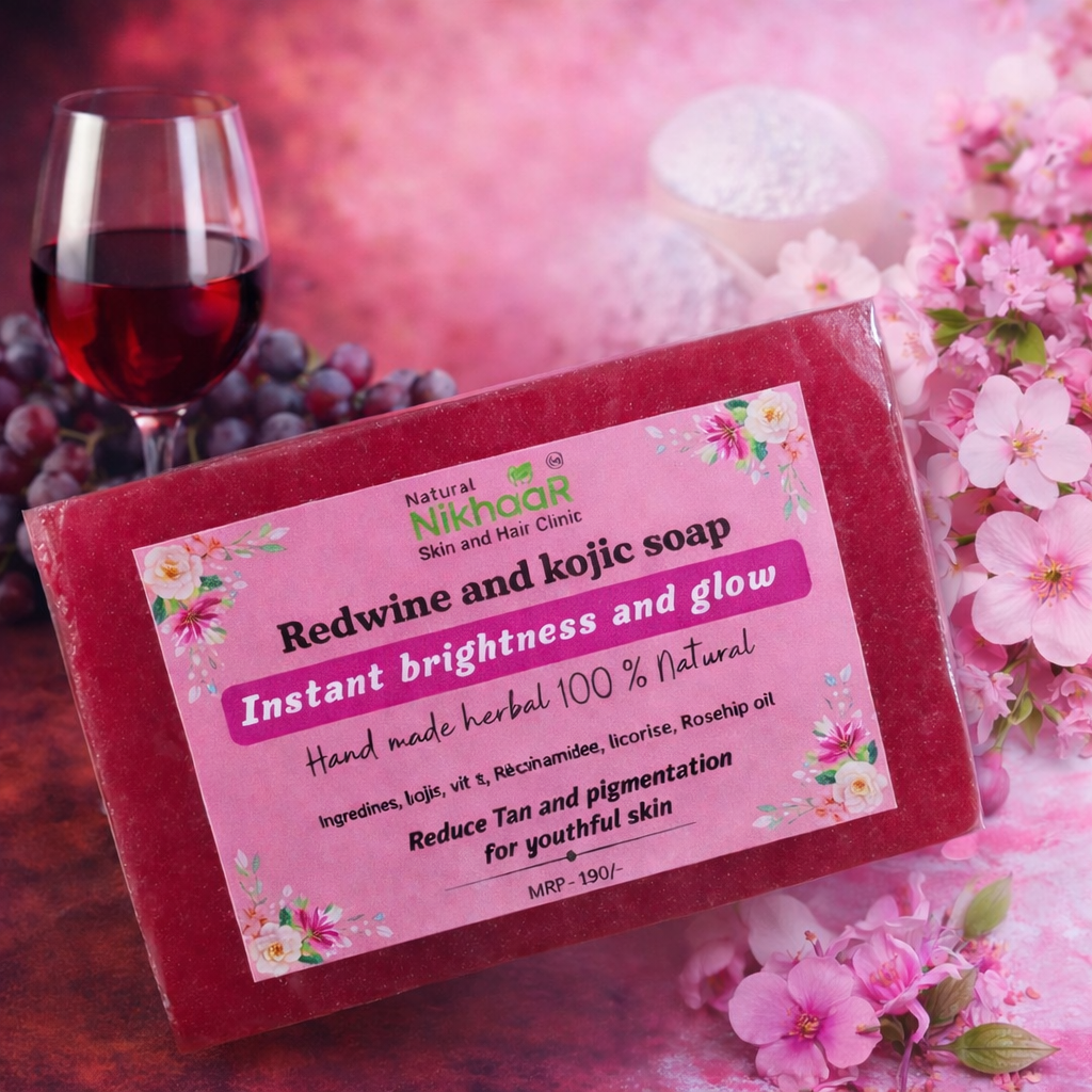 Red Wine skin brightening soap