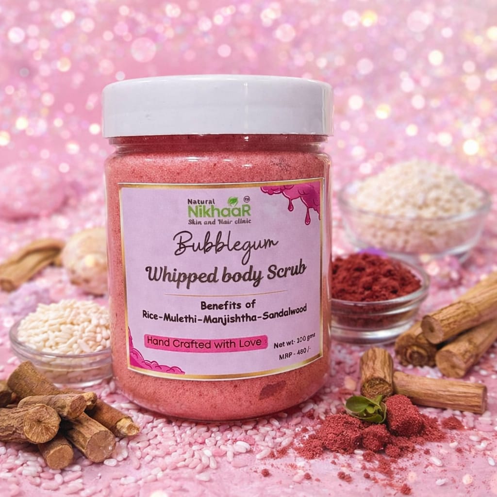 Bubble gum suger body Scrub