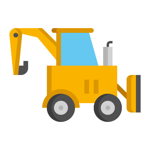Servicios con retro excavadora y camión volcador