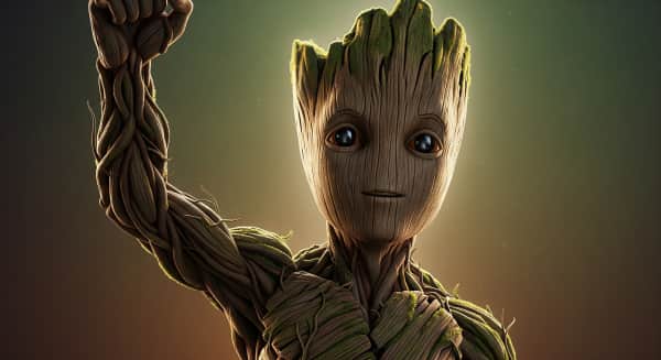 Baby Groot Digital Art – Guardians of the Galaxy
