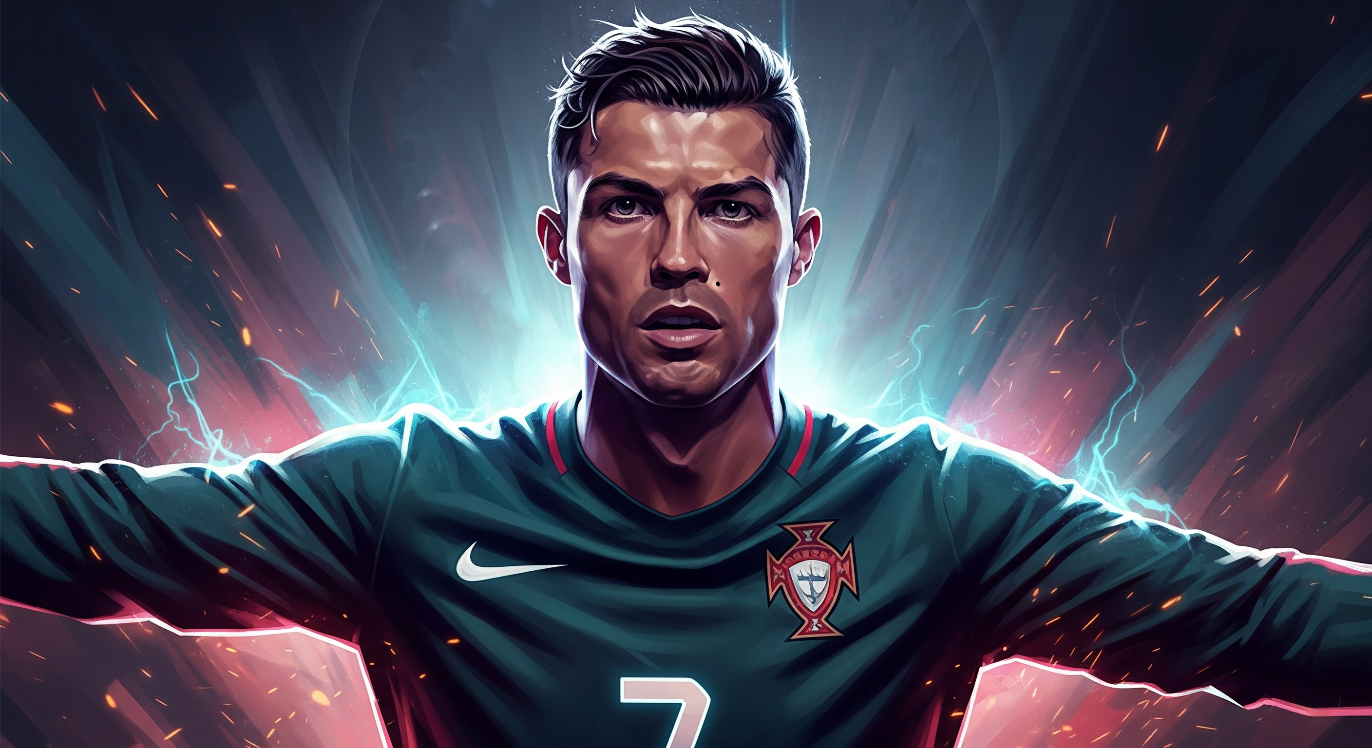 Digital Art of Cristiano Ronaldo (CR7)