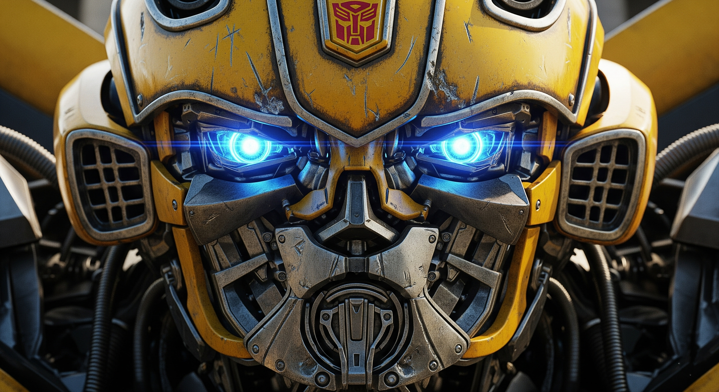 Bumblebee Transformer Close-Up – Cinematic Robot Portrait