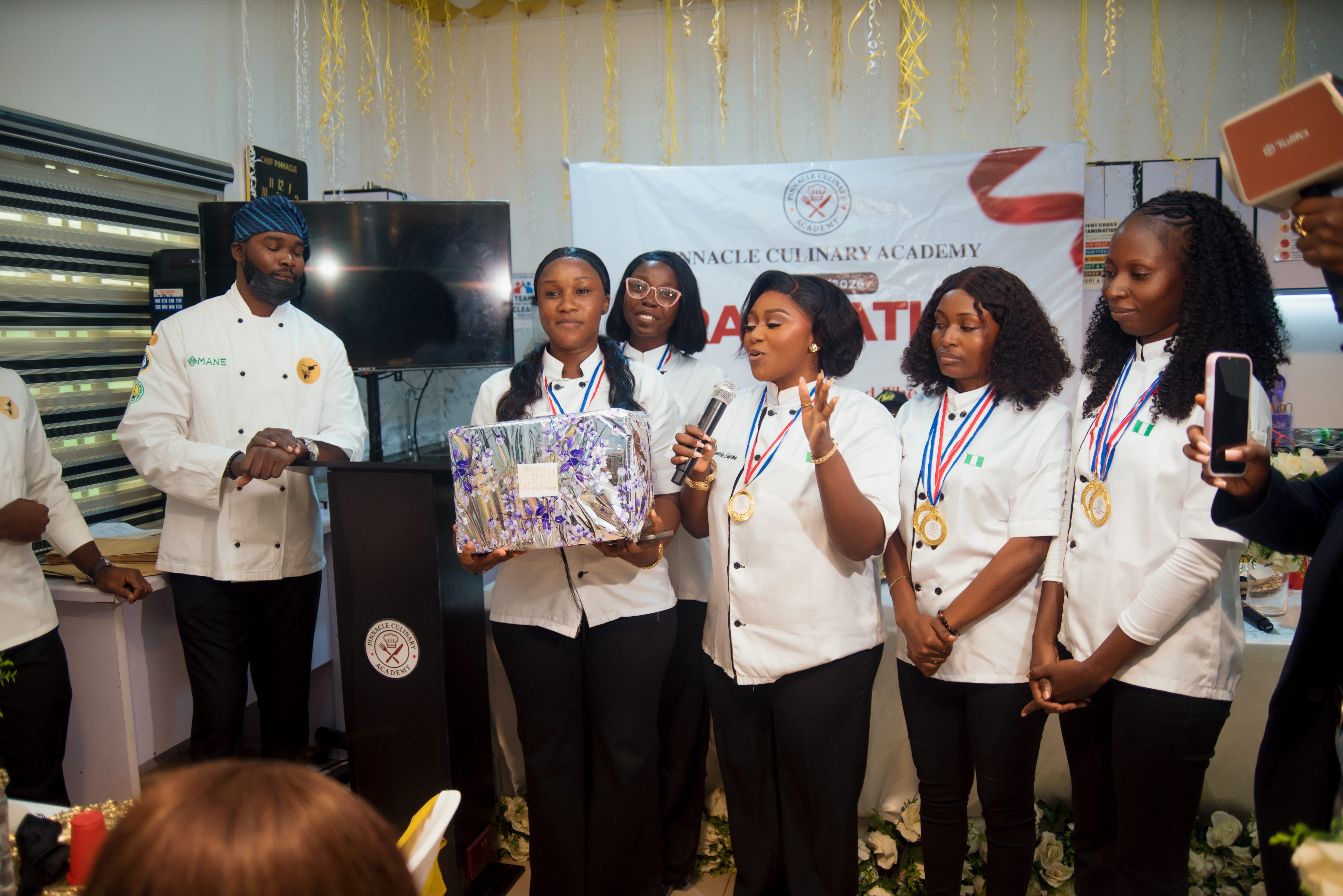 Students at Pinnacle Culinary Academy