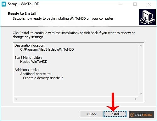 Cách cài Windows bằng WinToHDD không cần USB, DVD