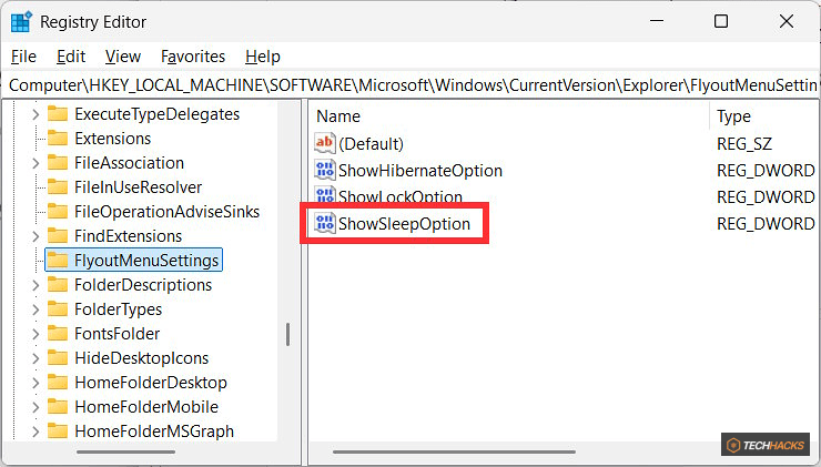 Hướng dẫn xóa nút Sleep trên Windows 11