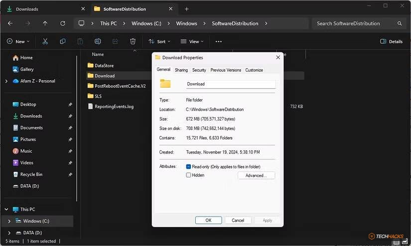 Những thư mục Windows âm thầm chiếm tới 50GB dung lượng lưu trữ