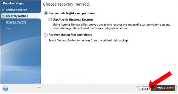 Cách ghost máy tính bằng file *.tib chuẩn UEFI