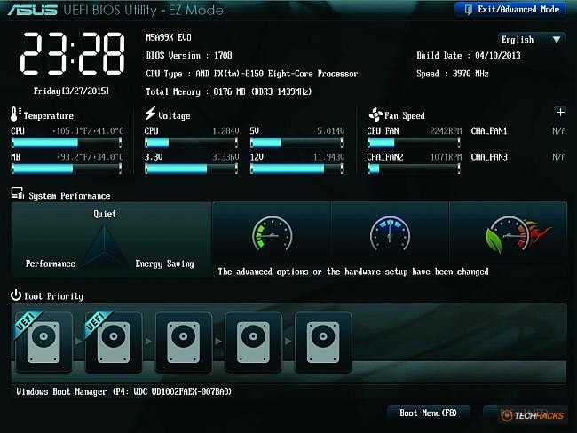 Cách chuyển đổi từ Legacy sang UEFI trong BIOS