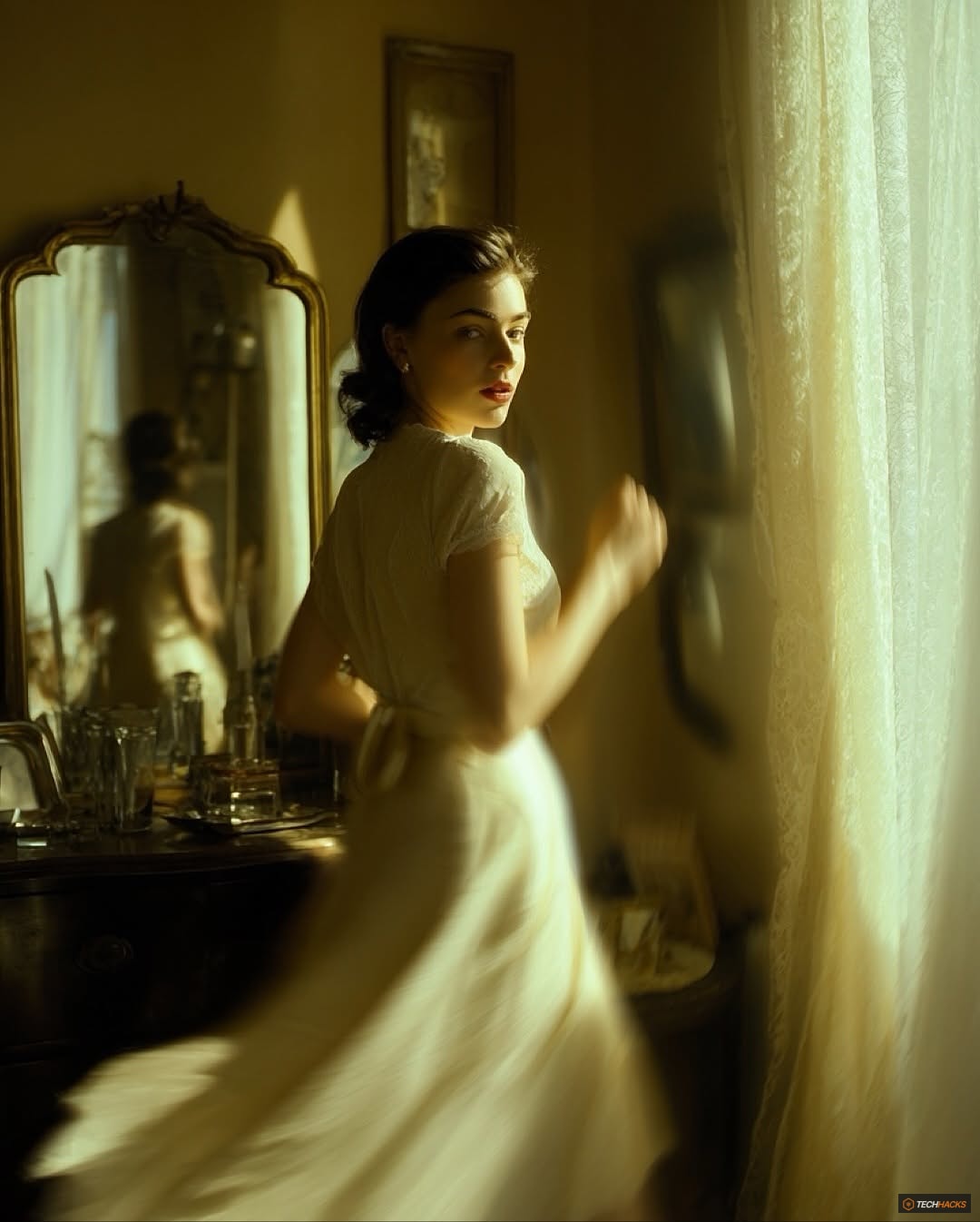 Tạo ảnh chân dung kiểu điện ảnh lấy cảm hứng từ Dior trong Midjourney