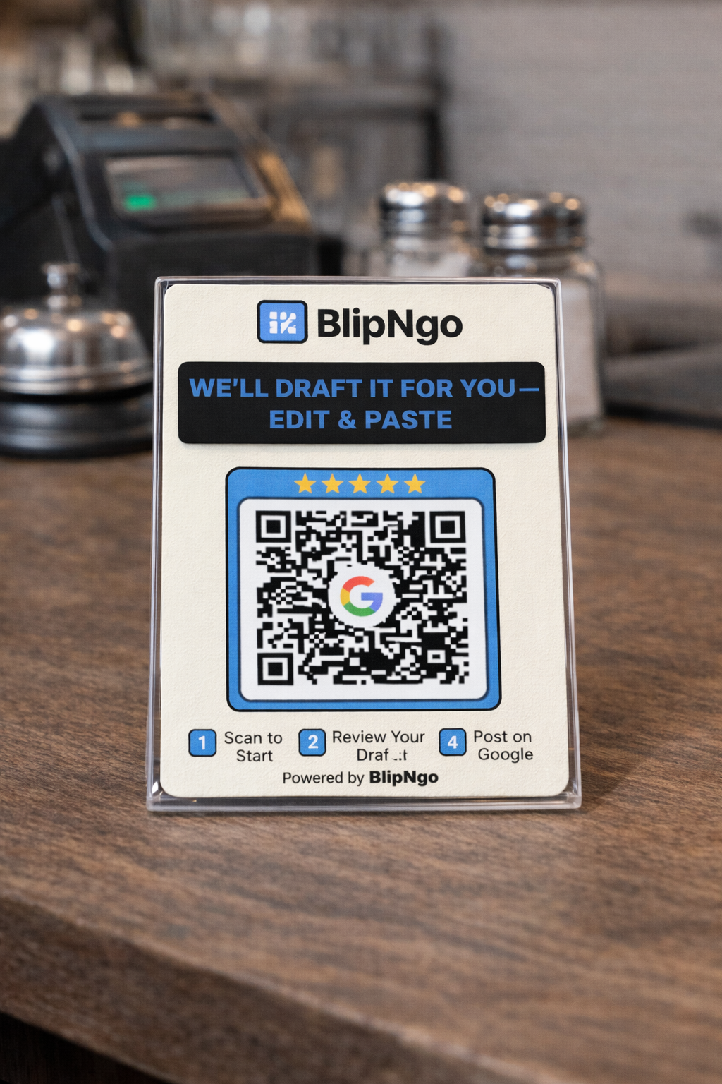 Google Review poster