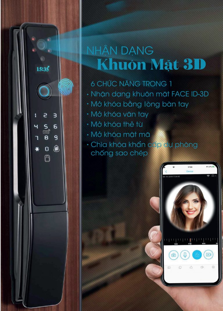 Khóa cửa Face ID: Mảnh ghép hoàn hảo cho thẩm mỹ nội thất hiện đại