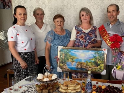 Золотой юбилей отметила супружеская пара из Камского Устья