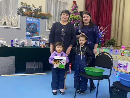 Новогодняя лотерея в селе Кильдебяк