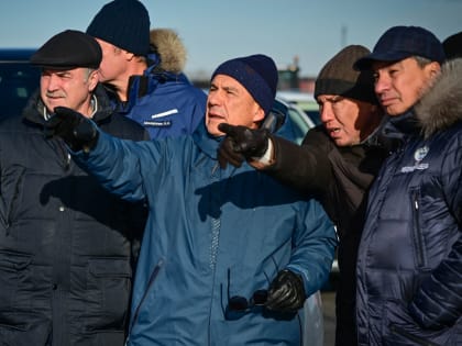 Рустам Минниханов проверил строительство обхода Нижнекамска и Набережных Челнов