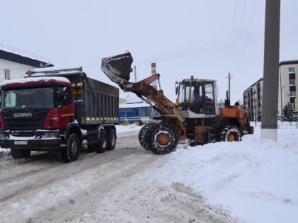 Первый снег в Нурлате: коммунальщики работают в усиленном режиме