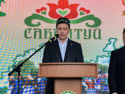 Фаниль Аглиуллин поздравил жителей Кайбицкого района с Сабантуем