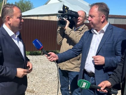 Алмаз Гаптраупович Хисамутдинов сегодня&nbsp;совместно с журналистами ГТРК 