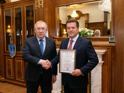 Ильсуру Метшину объявлена Благодарность председателя Госдумы Вячеслава Володина