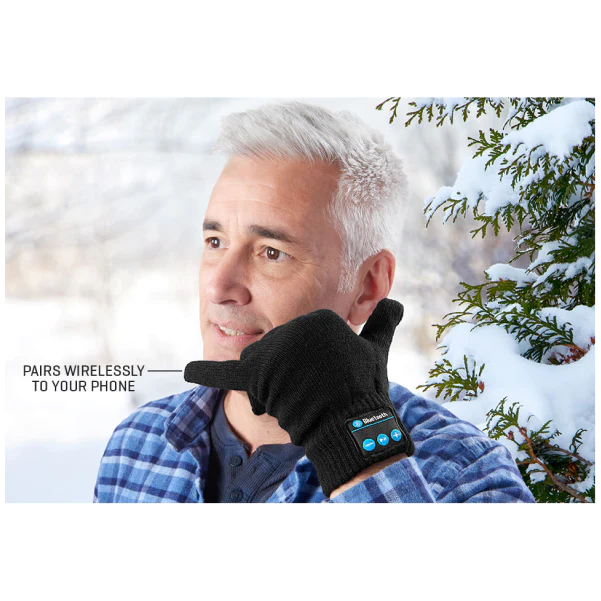High Sensitive Gaming Hand Gloves with Bluetooth, Gloves with Phone touch Touch Screen Phones, Works with All Smartphones, Tablets, Laptop Touchpad