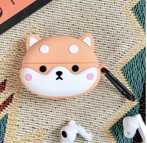 For OPPO Enco Air Case Cartoon Dogs Funny Silicone