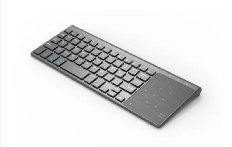 Jelly Comb 2.4G Wireless Keyboard with Number Touchpad Mouse Thin Numeric Keypad for Android Windows Desktop Laptop PC TV Box