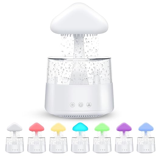 Rain Cloud Humidifier with Rain Sound 7 Color