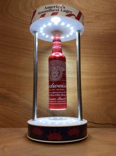 Magnetic Levitating Budweiser Bottle Display: A Mo