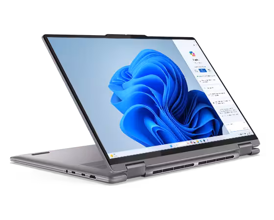 Lenovo Yoga-7-2-in-1-(16”-AMD) Laptop|Ryzen |16 WUXGA (1920 x 1200)| Windows 11 Pro |8GB LPDDR5 6400MHz |Up to 1TB M.2 PCIe SSD Gen 4 | 2 x 2W speakers| 1080p FHD + IR Hybrid | Micro SD card reader | HDMI 2.1 TMDS|WiFi 6E 802.11AX (2 x 2) | Bluetooth® 5.3| Arctic Grey