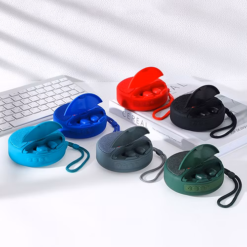 TG808 2 In 1 Portable Wireless Speaker Earbuds Com