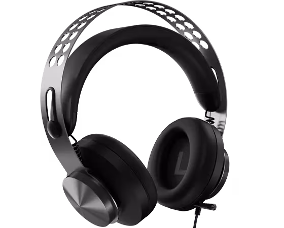 Lenovo Legion H500 Pro 7.1 Surround Sound Gaming Headset-|3.5 mm cable 1 m, USB cable 1.3 m- Iron Grey- 50 mm drivers| 20 Hz - 20 KHz| 5 V @ 200 mA| USB 2.0 or 4 - pole 3.5 mm| 864 g
