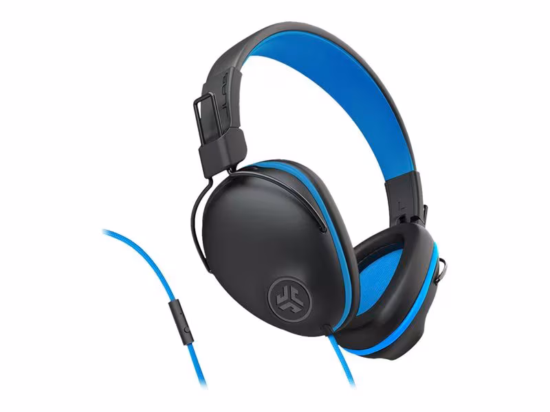 JLab JBuddies Studio Pro Over-Ear Kids Headphones – Black| wired - 3.5 mm jack| Frequency Response 20 - 20000 Hz - Sensitivity 85 dB| Neodymium magnet