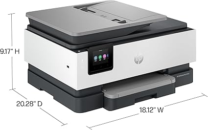 HP OfficeJet Pro 8135e Wireless All-in-One Color Inkjet Printer, Print, Copy, Fax, Scan, Duplex Printing, Best-for-Home Office