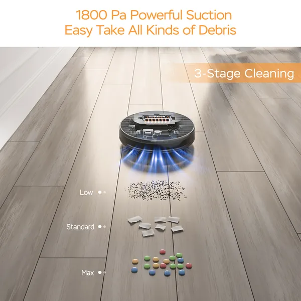 Geek Smart Robot Vacuum Cleaner G6; Ultra-Thin; 18