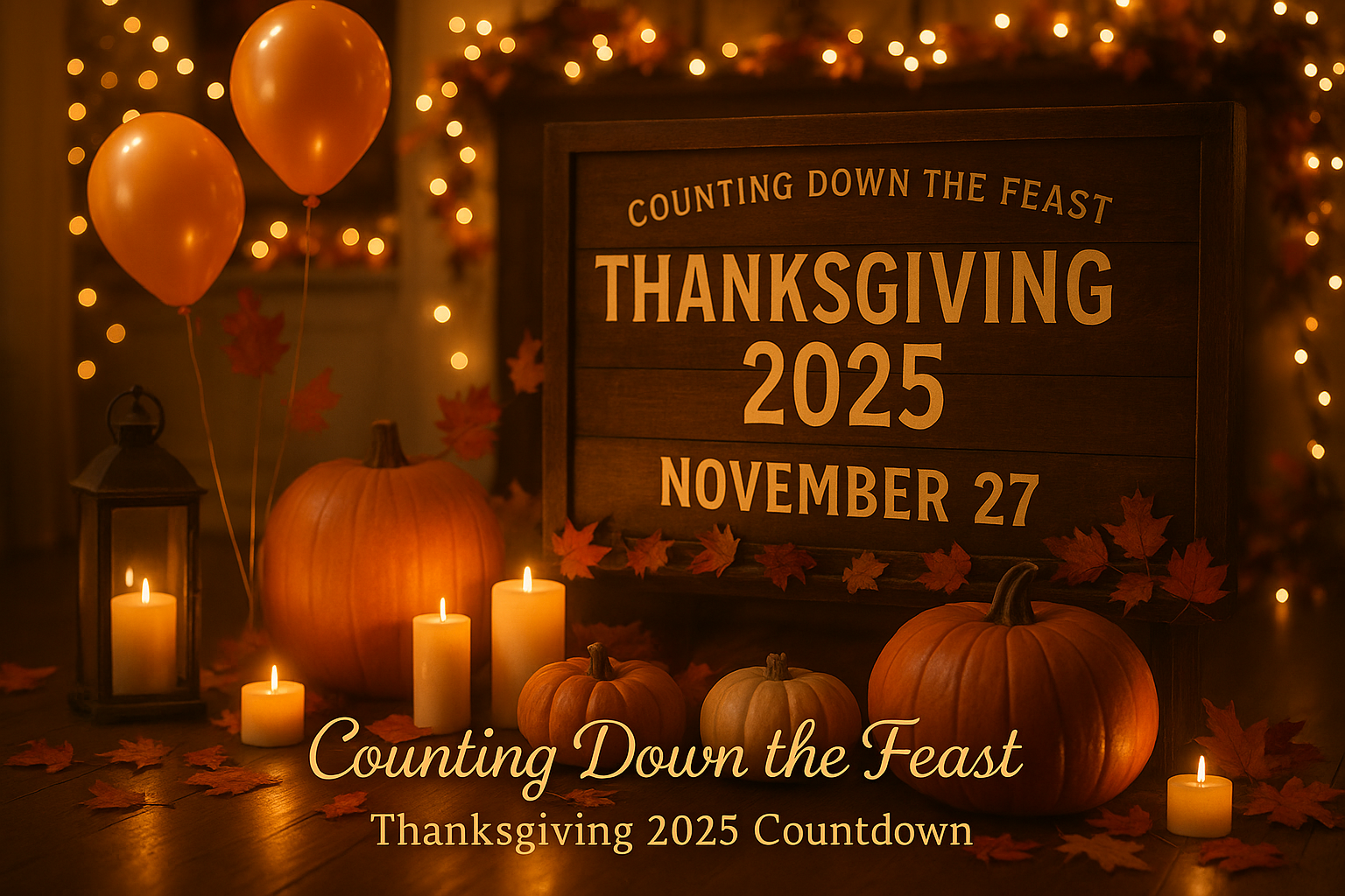 Counting Down the Feast: How Many Days Until Thanksgiving 2025?