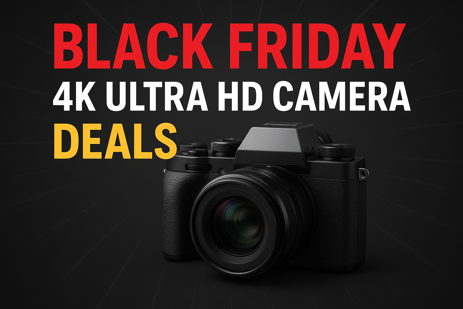 Black Friday Sale 4K Ultra HD Camera: A Guide to Finding the Best Deals