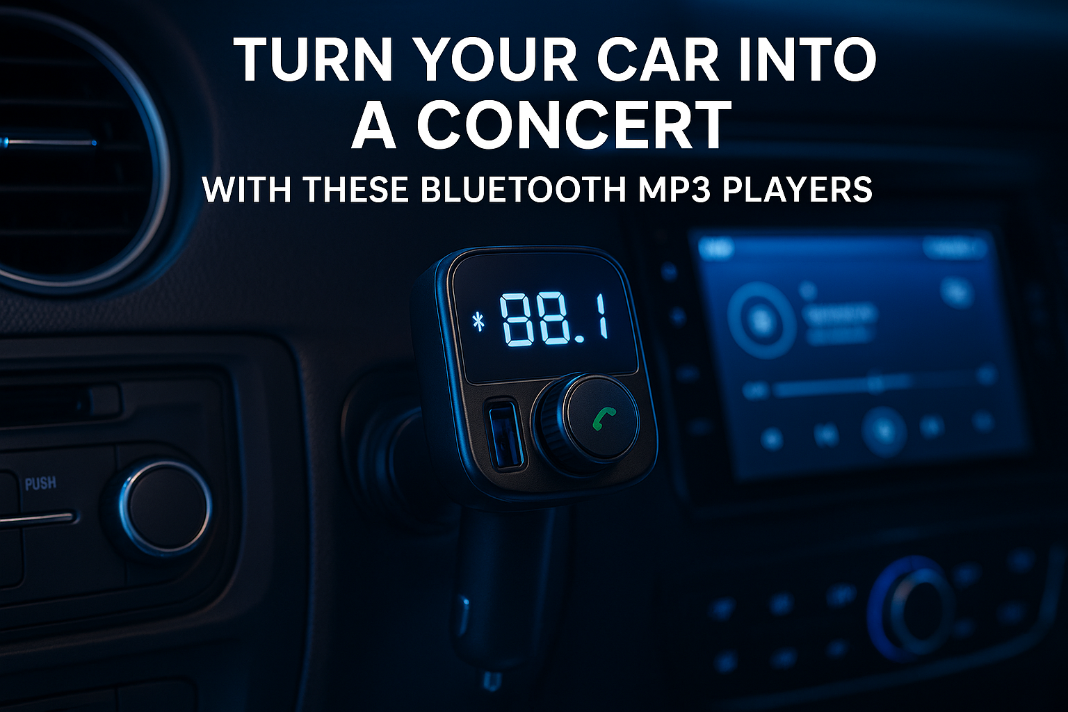 Turn Your Car Into a Concert With These Bluetooth MP3 Players