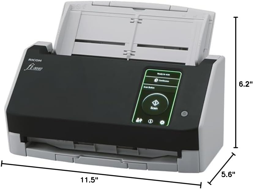 Ricoh fi-8040 TAA, Color/Grayscale/Monochrome: Sim