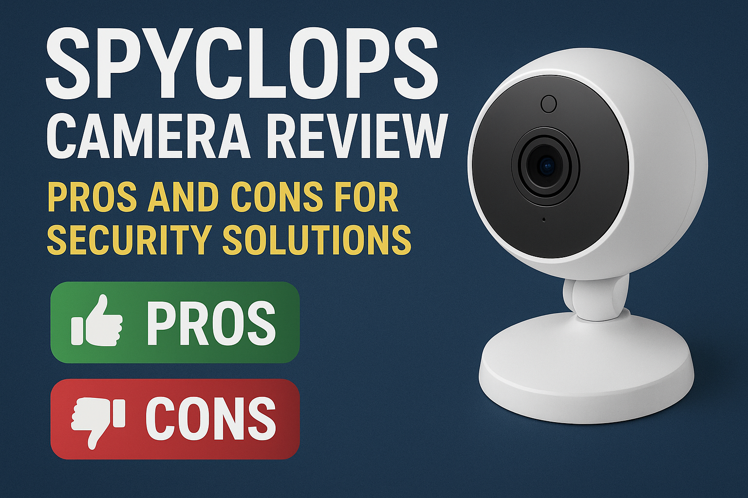SpyClops Camera Review: Pros and Cons for Security Solutions