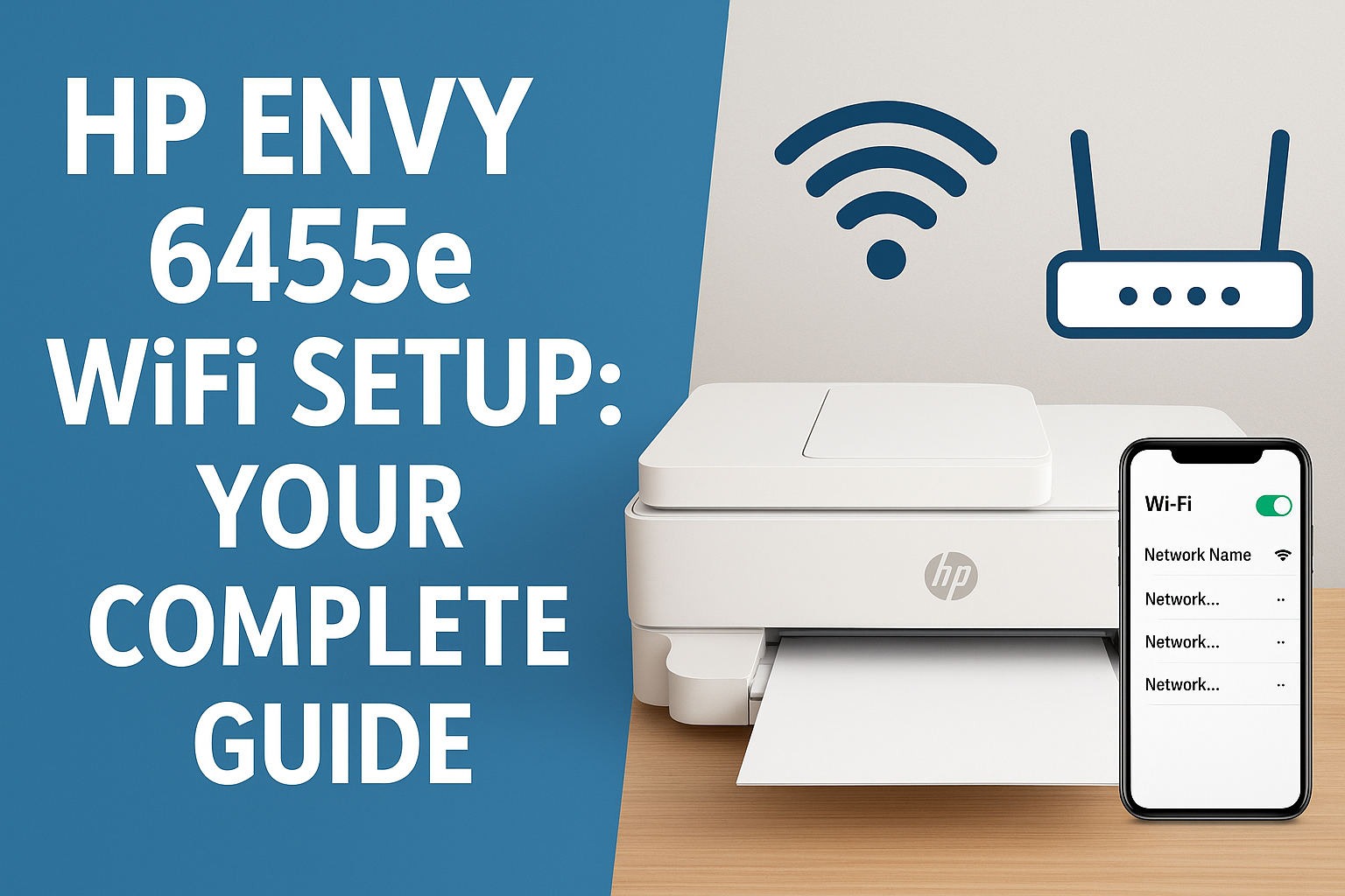 HP Envy 6455e WiFi Setup: Your Complete Guide