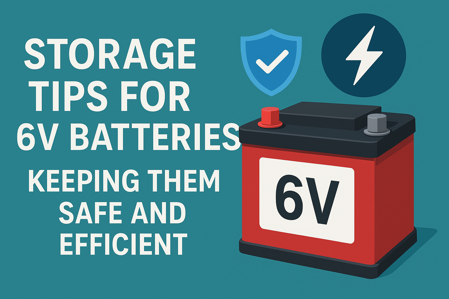 Storage Tips for 6V Batteries: Keeping Them Safe and Efficient