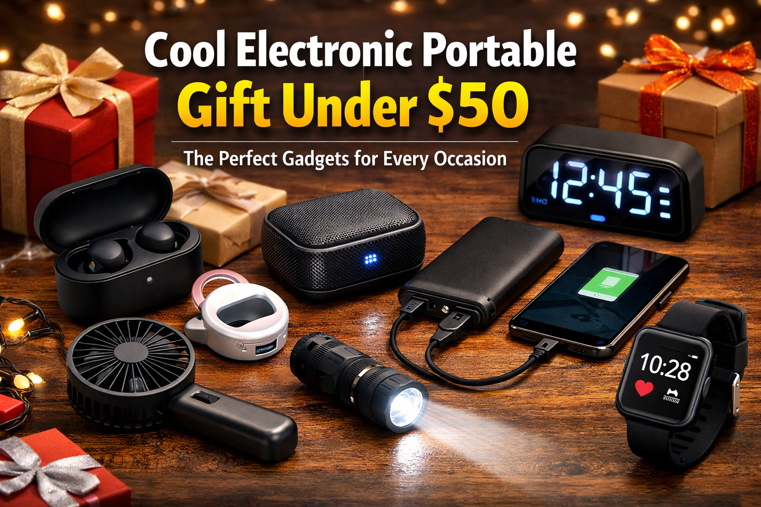 Cool Electronic Portable Gift Under $50: The Perfect Gadgets for Every Occasion